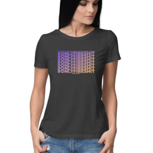 Only Fire Shit *Gradient* Women's regular Round neck